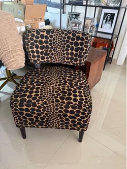 Animal Print Chair