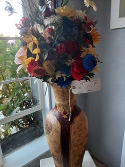Floral Floor Vase