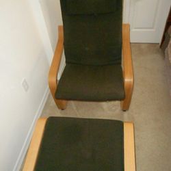 Pong chair with optional ottomam