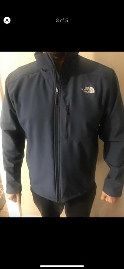 New men blue the north face apex jackets soft shell