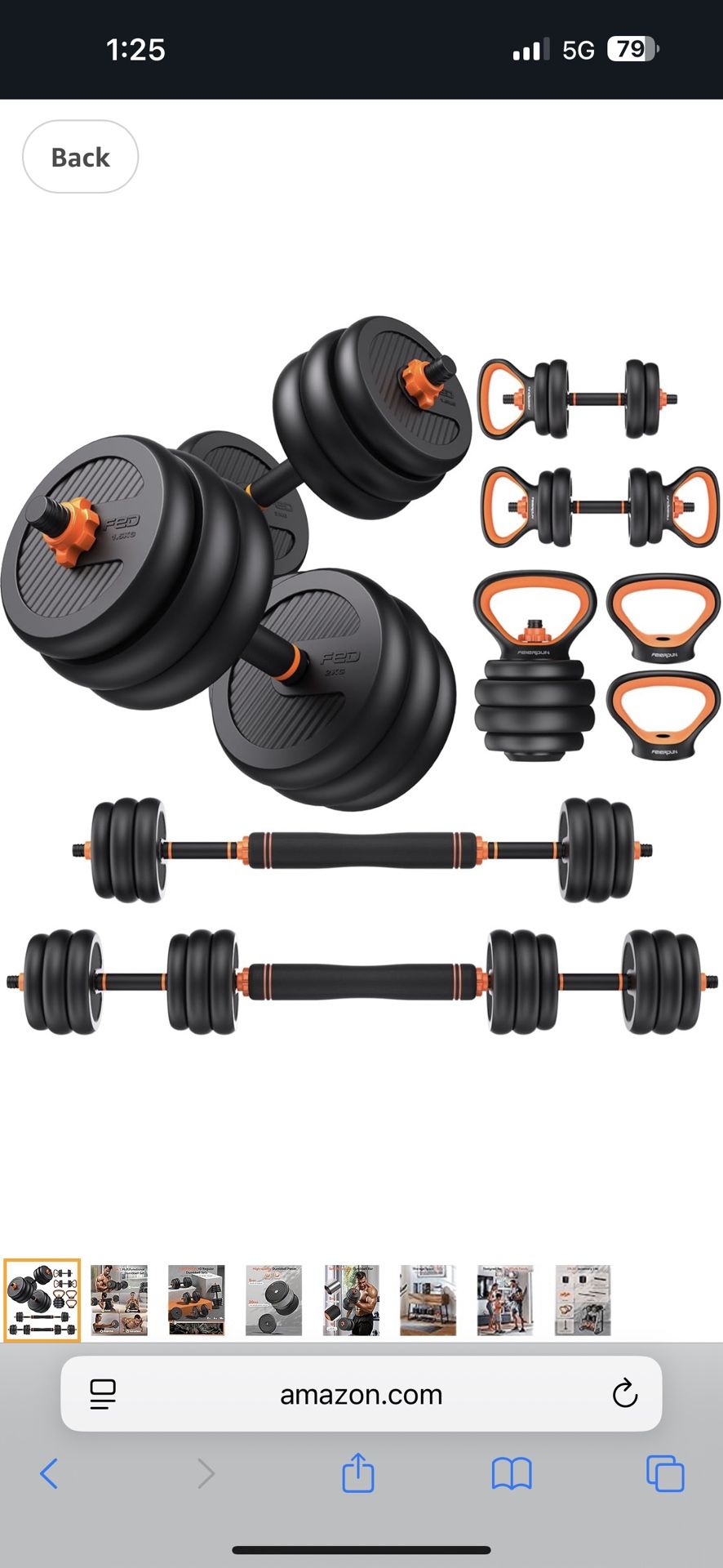 feierdun adjustable dumbbells
