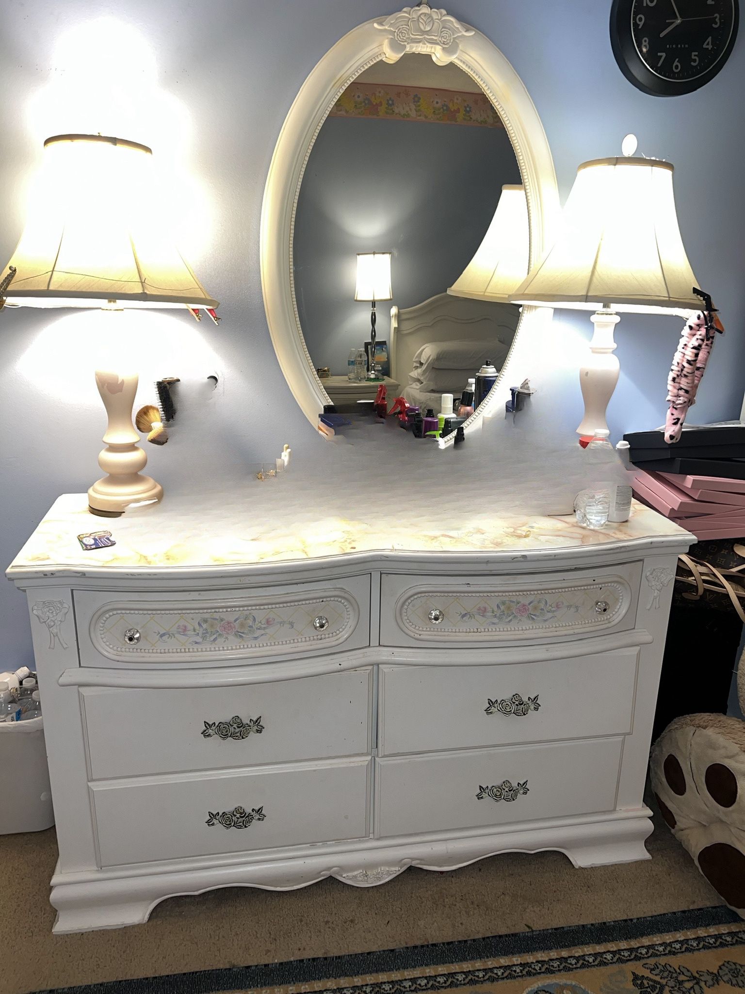 6 Drawer Dresser With Mirror