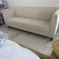 Beige Sofa 