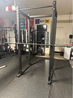 Commercial-Grade Power Rack w/ Authentic Ivanko Olympic Barbell