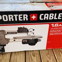 Porter-Cable 18in - 1.6 Amp Variable Speed Corded Scroll Saw