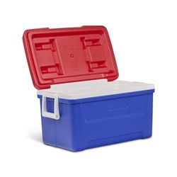 Igloo 48 QT Laguna Hard Sided Cooler – Blue Red & White