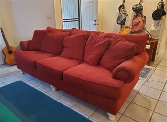 Red sofa