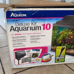 Aquarium Tank With Extra Parts