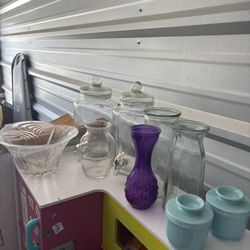 Vases/glass Bowl/ Candle Cups/ Tea Bowls