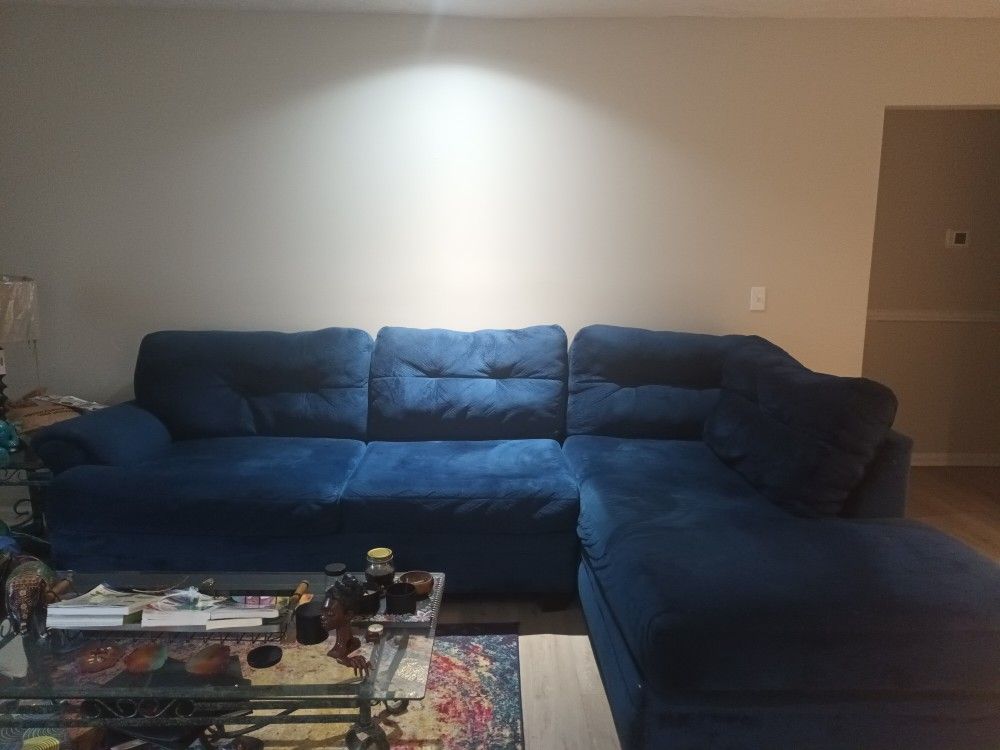 Blue Sectional