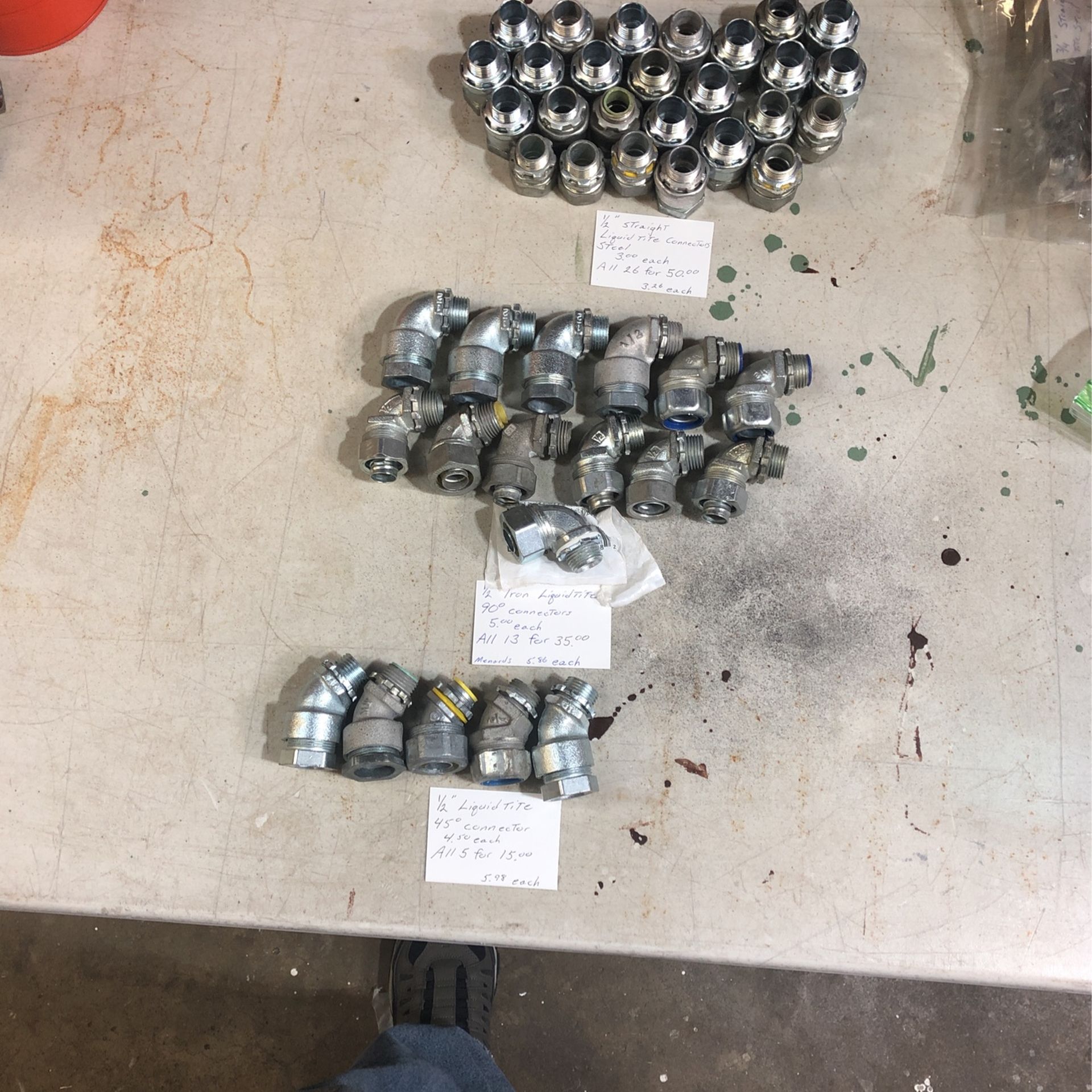 1/2” Liquid Tite Connectors