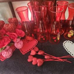 Vases Florales San Valentin LOVE Gift 