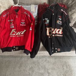 Nascar Del Earnhardt Jackets Budweiser