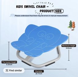 Kids Sensory Swivel Chair , Sit and Spin Toy Chair for Kids Toddlers, Sensory Spinning Seat 