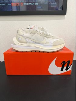 Nike x Sacai VaporWaffle - Sail Gum - Men’s 10.5 - New with Defects