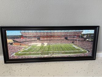 Patriots puzzle framed