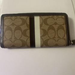 Coach Zip Over Wallet