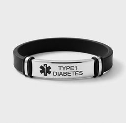 Type 1 Diabetes Medical Alert Bracelet