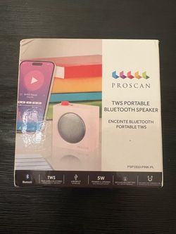 Proscan TWS Portable Bluetooth Speaker Pink