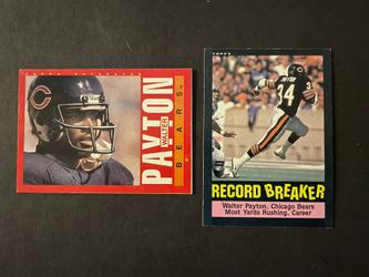 (2) 1985 Topps Walter Payton Set NM-MT