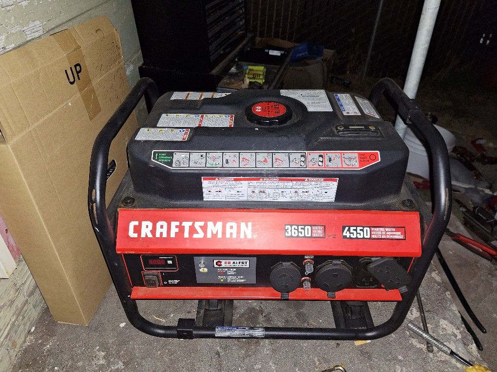 Craftsman Generator 3650 Watt