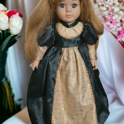 Seymour Mann Porcelain Doll 17" with Mirror