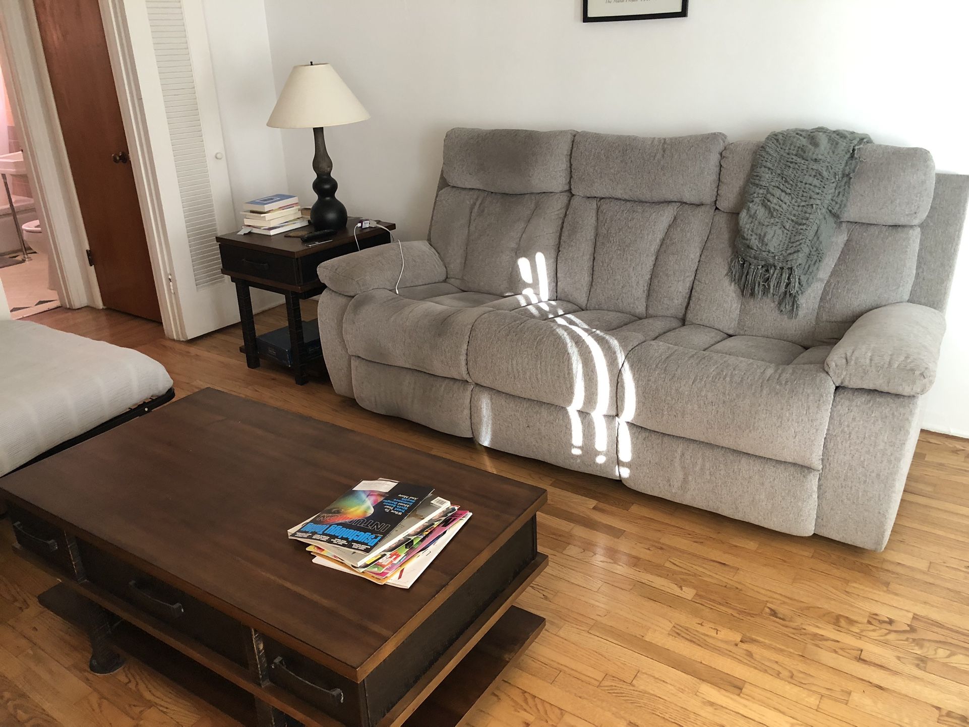 Comfy Sofa, Coffee Table, & End table 