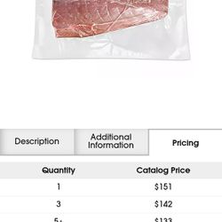  Poly Nylon Vacuum Bags - 14 x 24