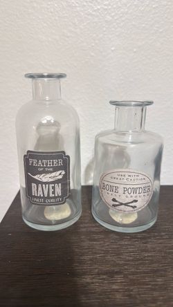 FREE Halloween glass bottles