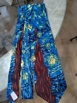 Men's Tie Vincent Van Gogh "Starry Night"🌌