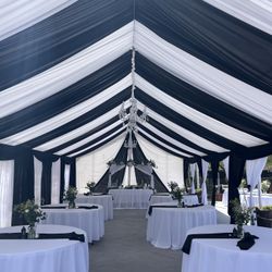  Canopy, Draping , Table Set Ups 