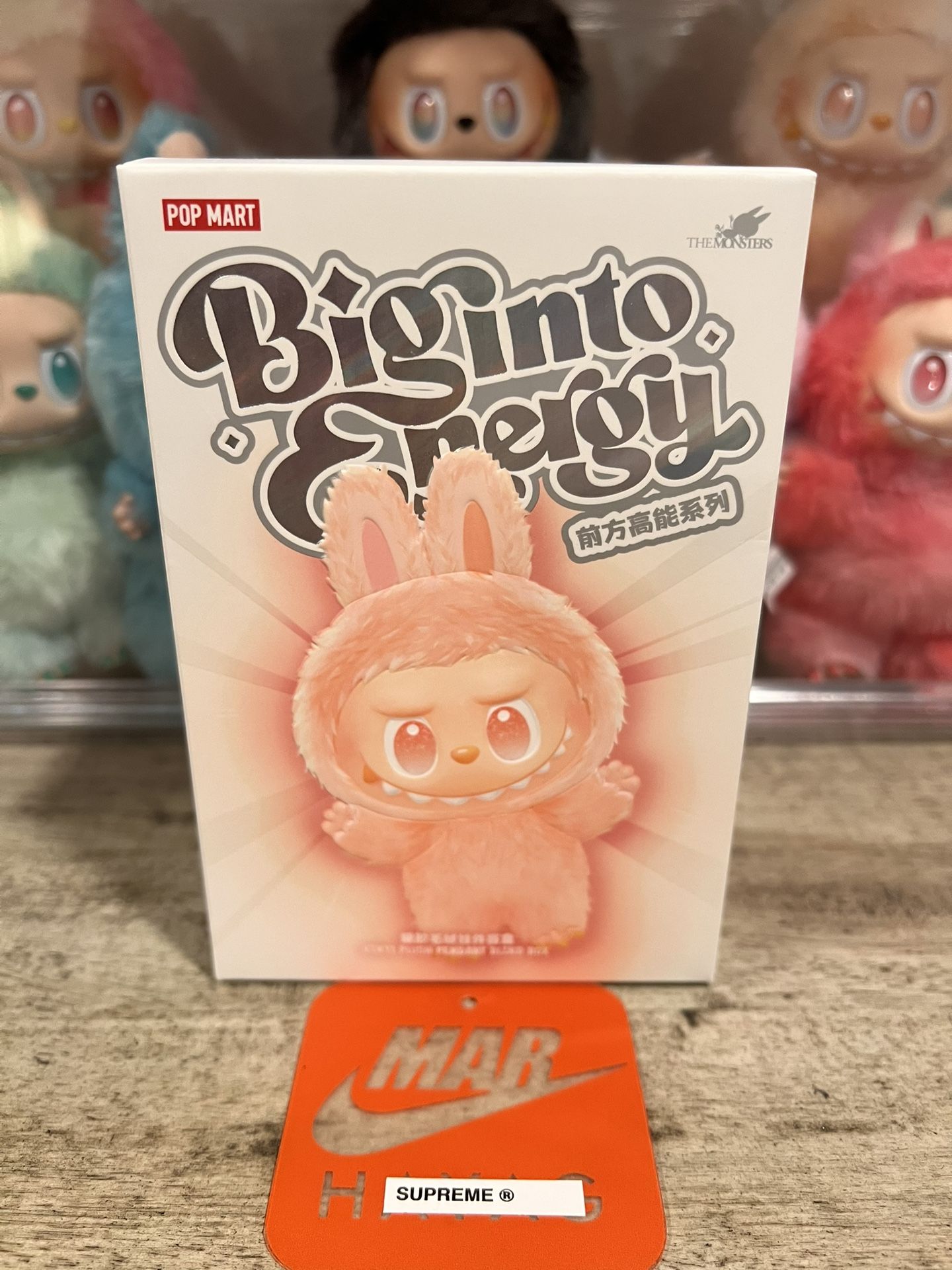 Labubu Big Into Energy The Monsters HAPPINESS Purchased from Popmart POP NOW 100% Authentic - Able to Verify Brand New and Sealed/Unopened Long Bea