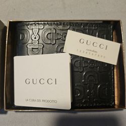 Brand New Never Used Men's Gucci Wallet Authentic With Tags