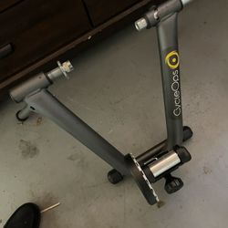 CycleOps bike trainer for indoor rides