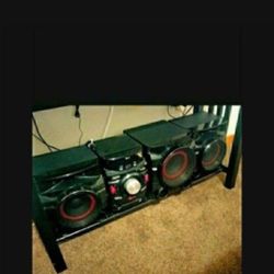 Red and black Stero works must pickup