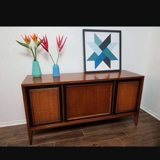 Mid Century MCM Vintage Cane Sideboard Credenza by Century Furniture PRICE REDUCED!!!
