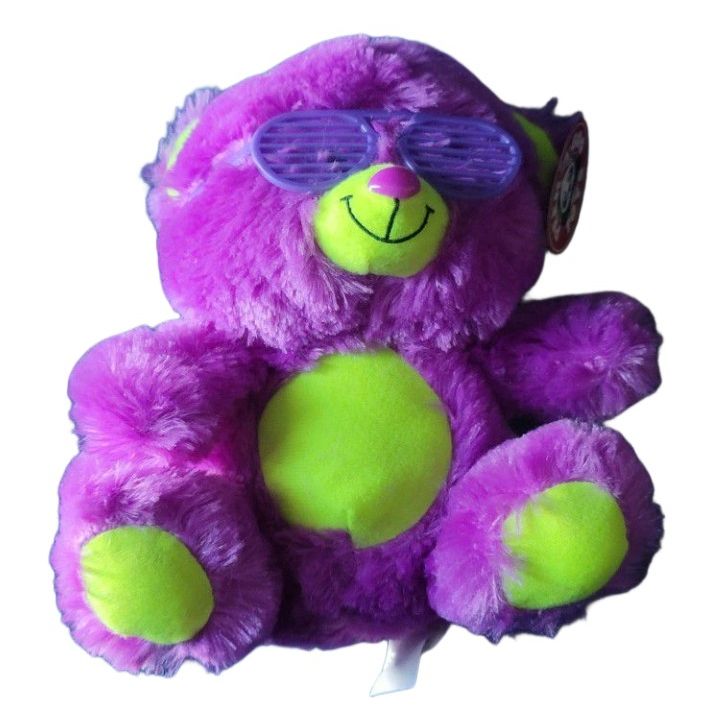 Peek A Boo Toys Purple Teddy Bear