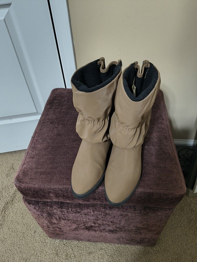 Weather Spirit Women Cold Weather Boots For Wet Or Cold Weather Insulated Lining Size 6.5