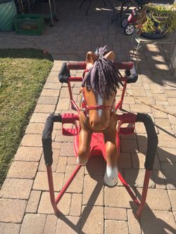 Kids Spring Rocking Horse Ride-On Toy