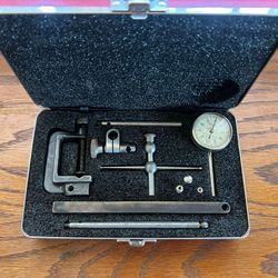 Starrett No.196 Universal Dial Test Indicator With Case USA Machinist Tool