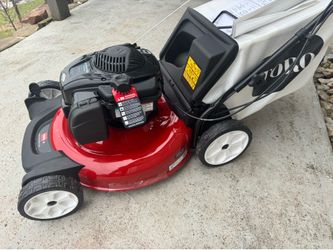 Brand New Toro Recycler Self Propelled Mower 140cc Engine.