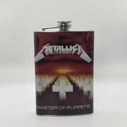 Metallica Master of Puppets Flask