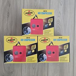 Pennzoil 3-Quart Portable Air Compressor — Brand NEW in Box — 3 Available