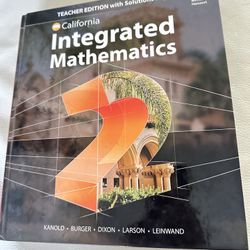 Integrated Mathematics 2 Teacher Version 