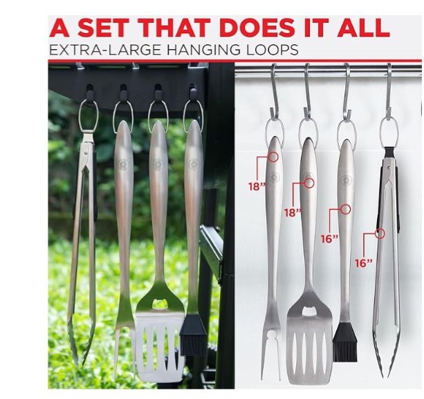 ALPHA GAILLERS BBQ TOOL SET