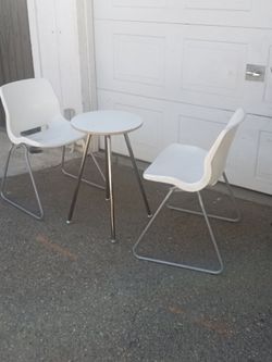 TABLE AND TWO CHAIRS