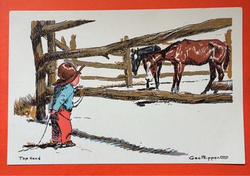 George Phippen "Top Hand" Western Art Print