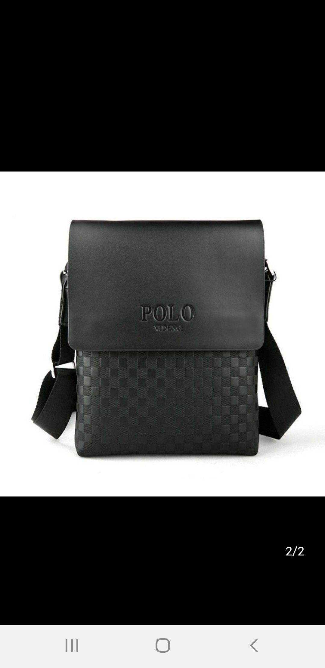 Business casual messenger fashion shoulder polo bags
