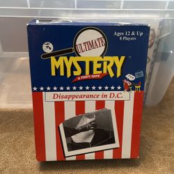 Ultimate mystery party game… Disappearance in DC