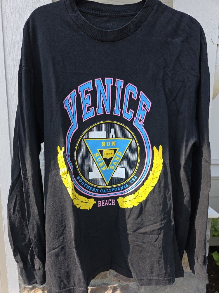 John Galt Brandy Melville Venice Beach Long Sleeve Shirt